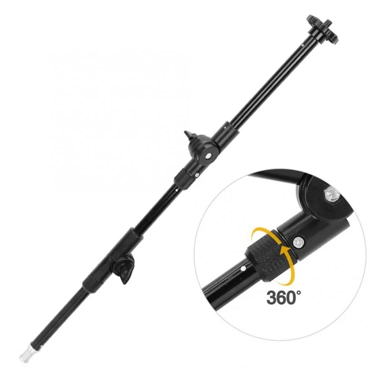 Verstellbarer Fotografie 3-Abschnitt Magischer Arm Kamerahalterung mit 1/4" 3/8" Gewindegewinde