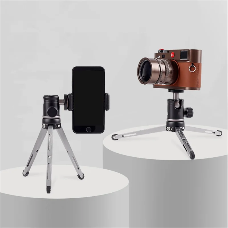 XILETU MT26+XT15 High Bearing Mini Tabletop Tripod with Ball Head for DSLR Camera Mirrorless Camera Smartphone
