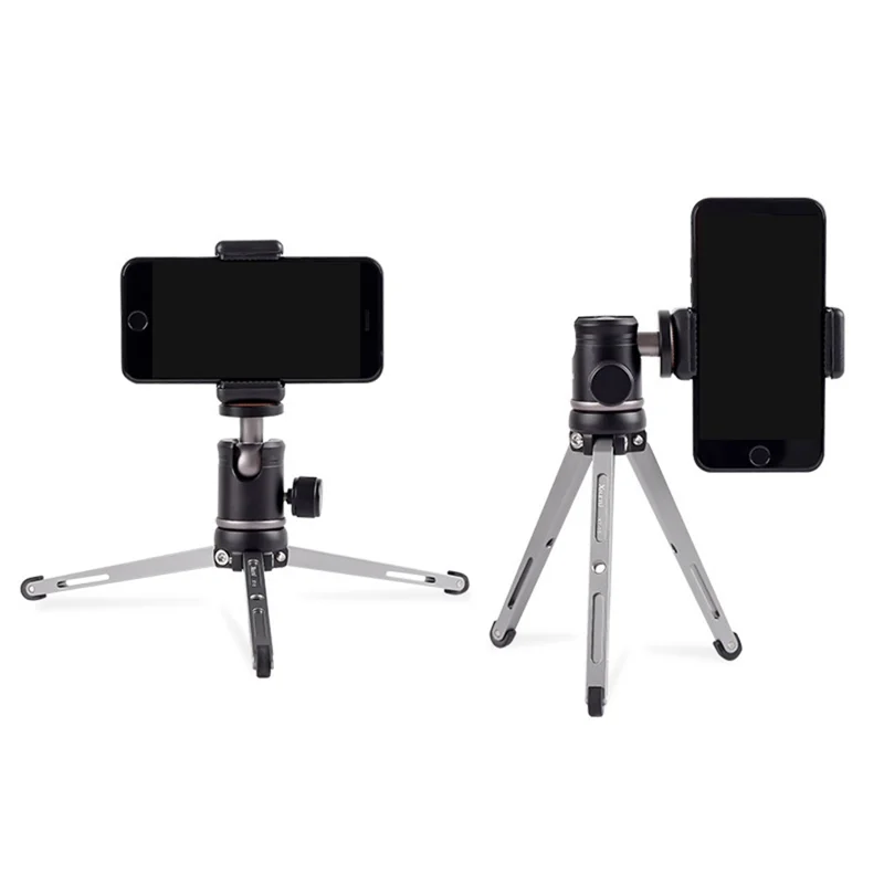 XILETU MT26+XT15 High Bearing Mini Tabletop Tripod with Ball Head for DSLR Camera Mirrorless Camera Smartphone