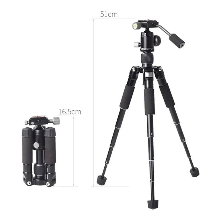 XILETU FM5C Desktop Tripod with Ball Head for Nikon Canon DSLR Mirrorless Camera Smartphone