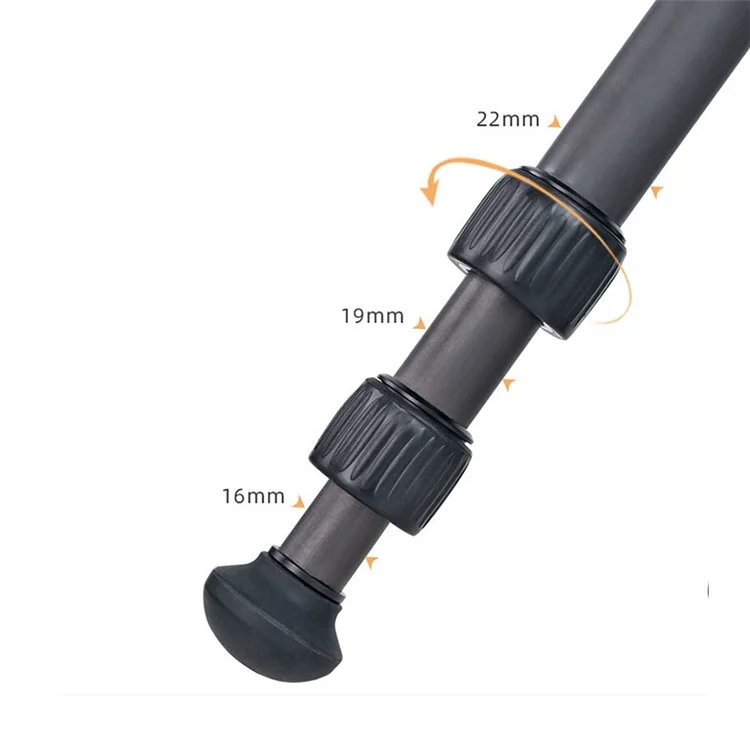 XILETU XLS223C+XG25 Portable Retractable Tripod Holder Stand for DSLR Mirrorless Camera