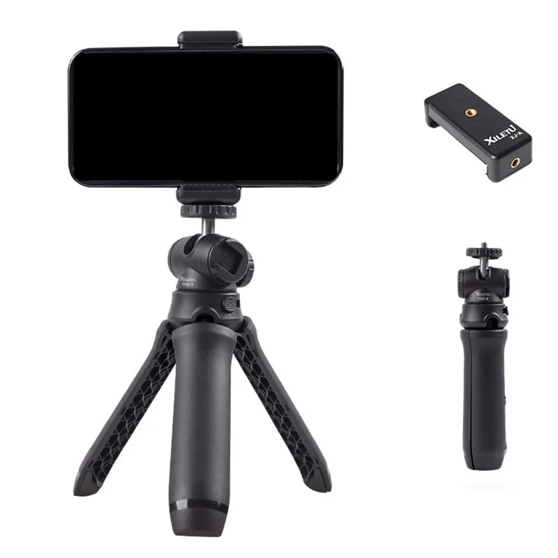 XILETU XSG-2 Portable 1/4 inch Screw Cold Shoe Tripod Camera Phone Fill Light Holder Stand