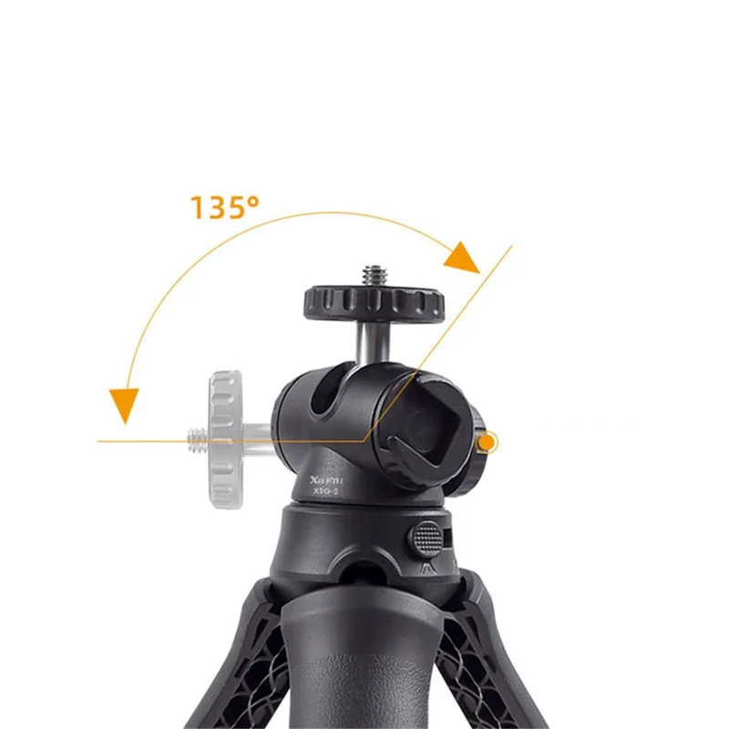 XILETU XSG-2 Portable 1/4 inch Screw Cold Shoe Tripod Camera Phone Fill Light Holder Stand