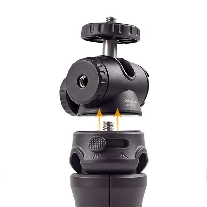 XILETU XSG-2 Portable 1/4 inch Screw Cold Shoe Tripod Camera Phone Fill Light Holder Stand