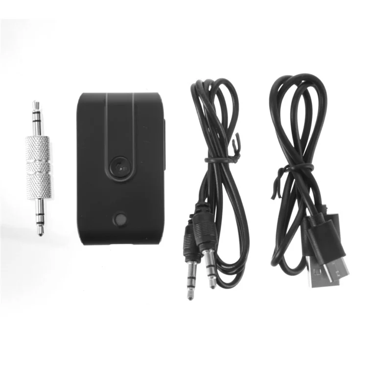 Receptor Bluetooth 5.0 para coche J28 Transmisor de teléfono móvil Convertidor Dongle USB con Adaptador AUX de 3,5 mm 