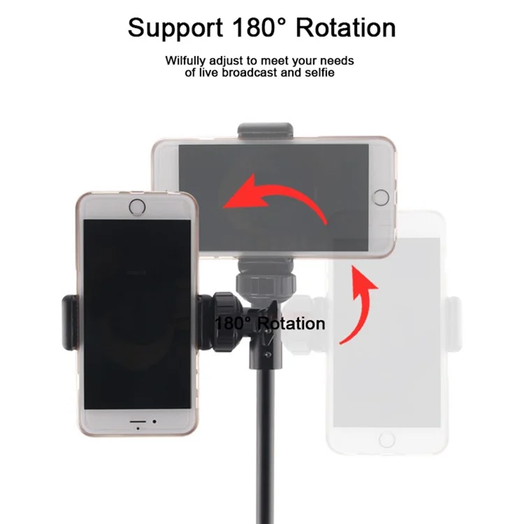 T9 5-teiliger 140 cm Teleskop-Selfie-Stick Handyhalterung Live-Streaming-Stativ mit Handyklammer + Bluetooth-Fernbedienung + Aufbewahrungstasche