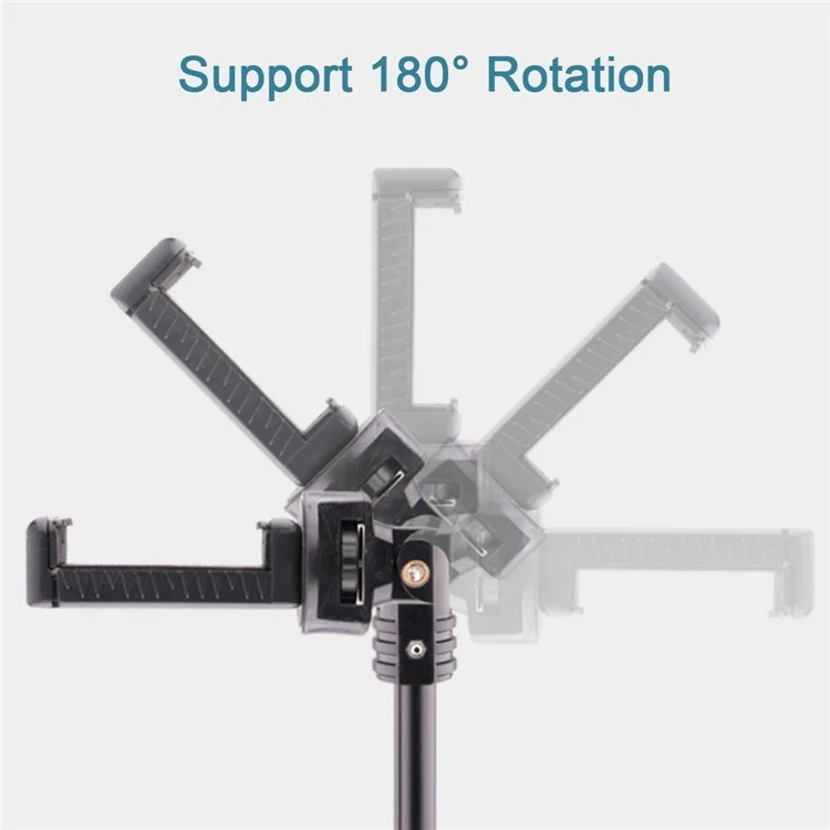 T9 5-teiliger 140 cm Teleskop-Selfie-Stick Handyhalterung Live-Streaming-Stativ mit Handyklammer + Bluetooth-Fernbedienung + Aufbewahrungstasche