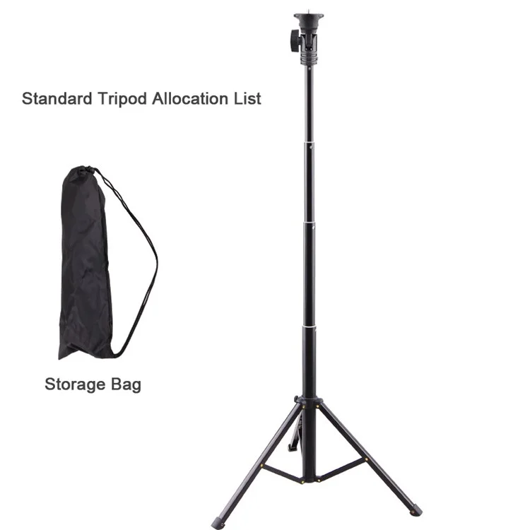T9 5-teiliger 140 cm Teleskop-Selfie-Stick Handyhalterung Live-Streaming-Stativ mit Handyklammer + Bluetooth-Fernbedienung + Aufbewahrungstasche