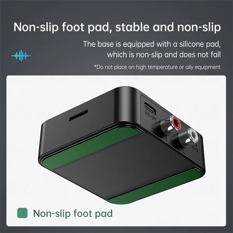 C39S Bluetooth-compatible 5.0 Wireless Audio Receiver Transmitter Adapter with LCD Display Supports TF Card MP3 Player (CE)