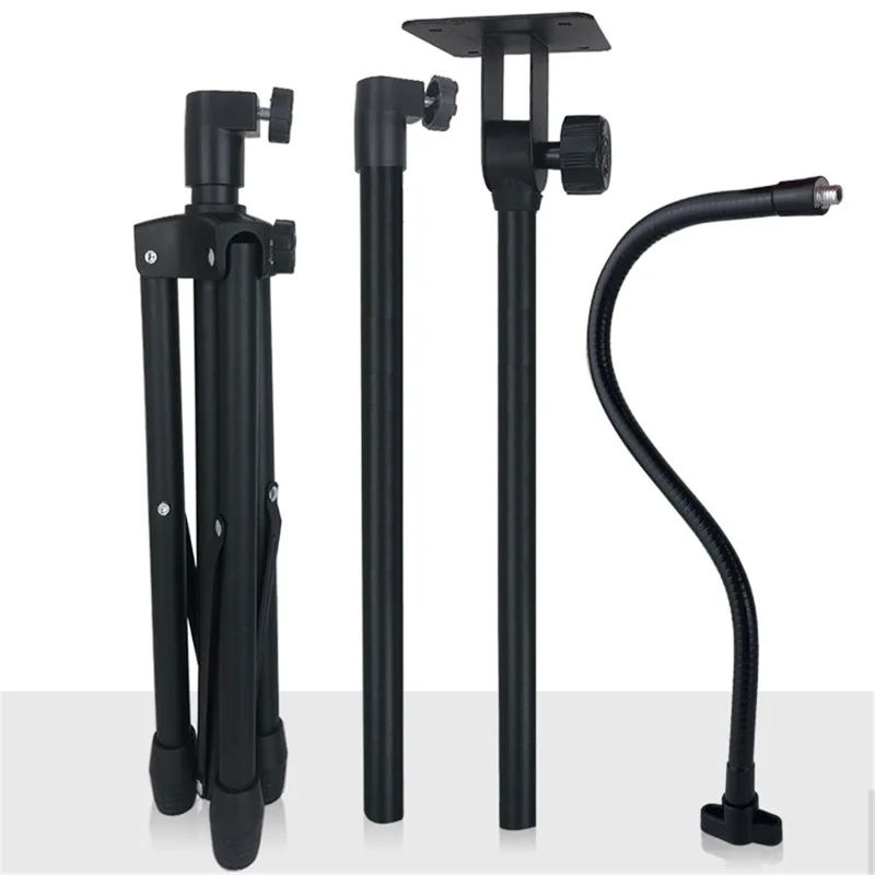 A-502C Foldable Tray Design Height Adjustable Laptop Projector Speaker Holder Tripod Telescopic Metal Floor Stand