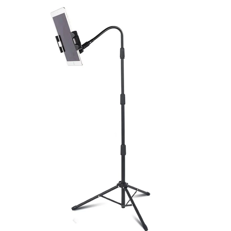 JY306V8 Tripod Tripod Stand High High Adjustable Standder Stand à 360 Degrés Mount de Montage en Rotation Pour 7 '' - 10,5 '' Comprimés et Téléphones