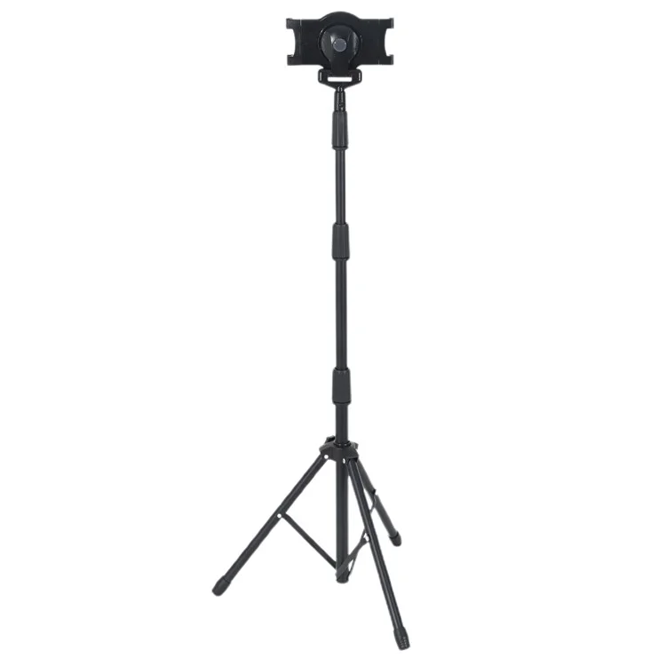JY306V8 Tripod Tripod Stand High High Adjustable Standder Stand à 360 Degrés Mount de Montage en Rotation Pour 7 '' - 10,5 '' Comprimés et Téléphones