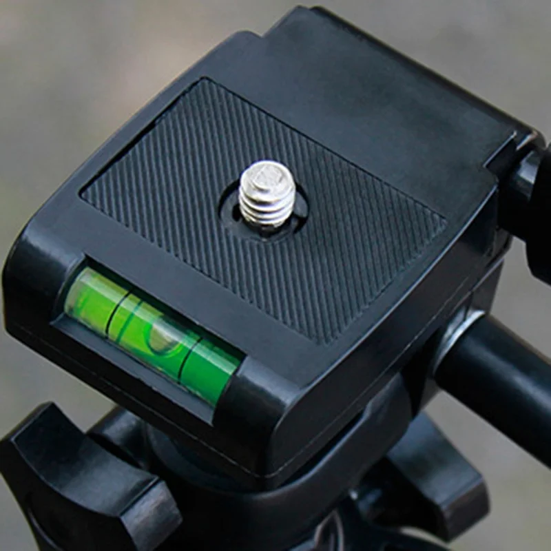 130cm Outdoor Photography Tripod Portable Telescopic Aluminum Alloy Tripod Camera Phone Live Streaming Stand