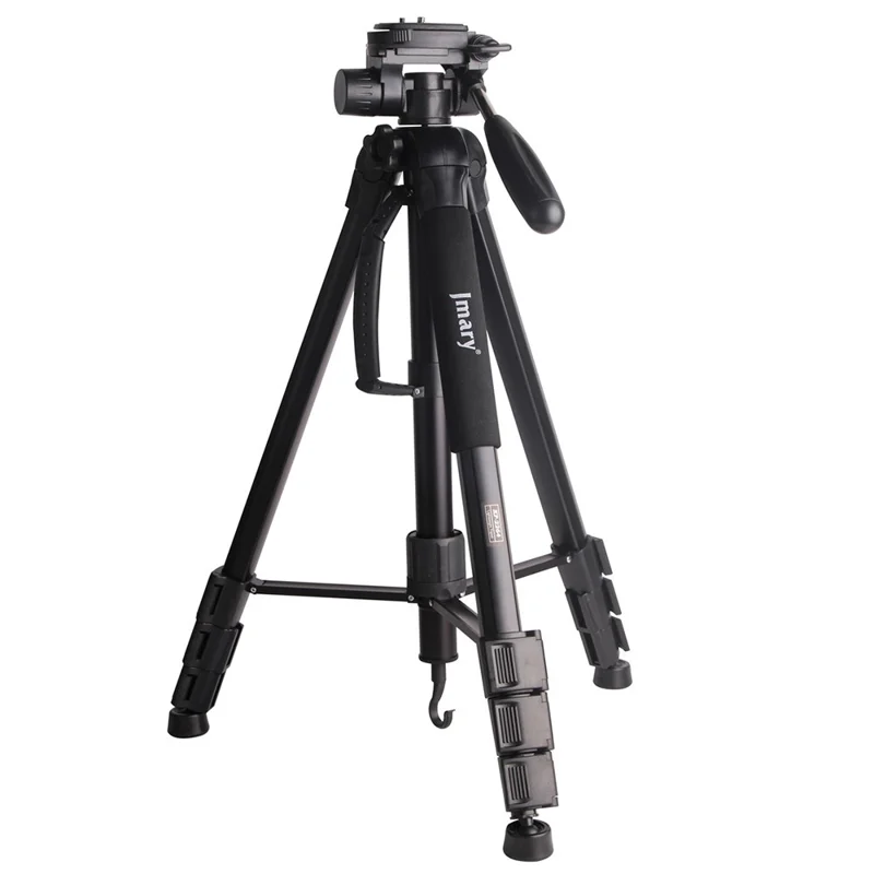 JMARY KP2264 Detachable Tripod Holder Mobile Phone SLR Camera Aluminium Alloy Stand for Outdoor Live Streaming Portable Tripod Stand with Gravity Hook - Black