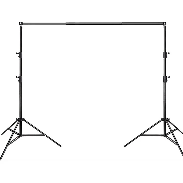 2.6x3m Photography Backdrop Stand Kit Aluminum Alloy Telescopic Tube Adjustable Photo Background Display Stand