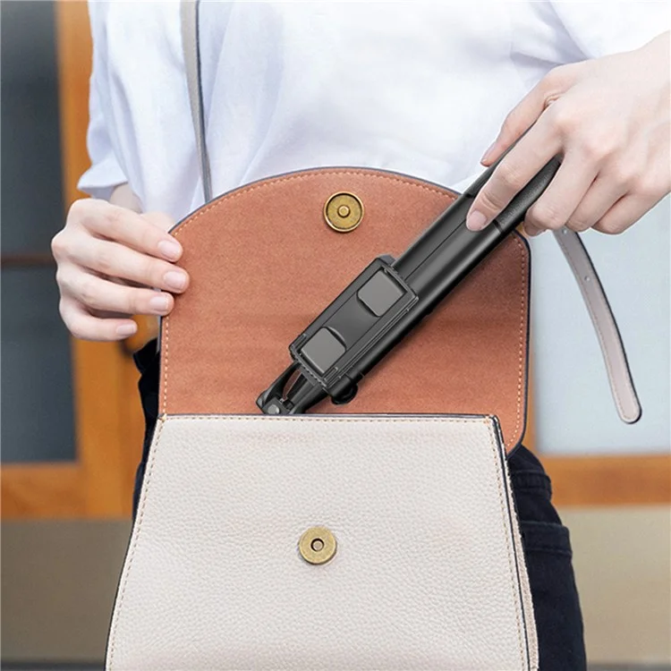 A35 1.6m Cell Phone Selfie Stick Extendable Tripod Stand with Bluetooth-compatible Remote Control