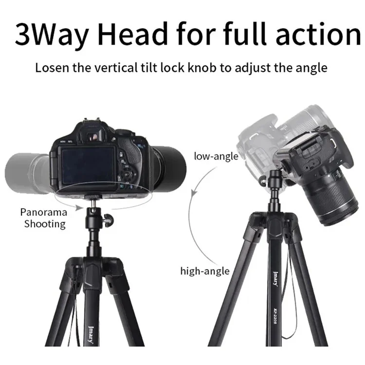 JMARY KP2208 1,7m Suporte de Tripé para Luz de Preenchimento de Câmera para Transmissão ao Vivo, Fotografia Suporte de Chão de Metal para Celular