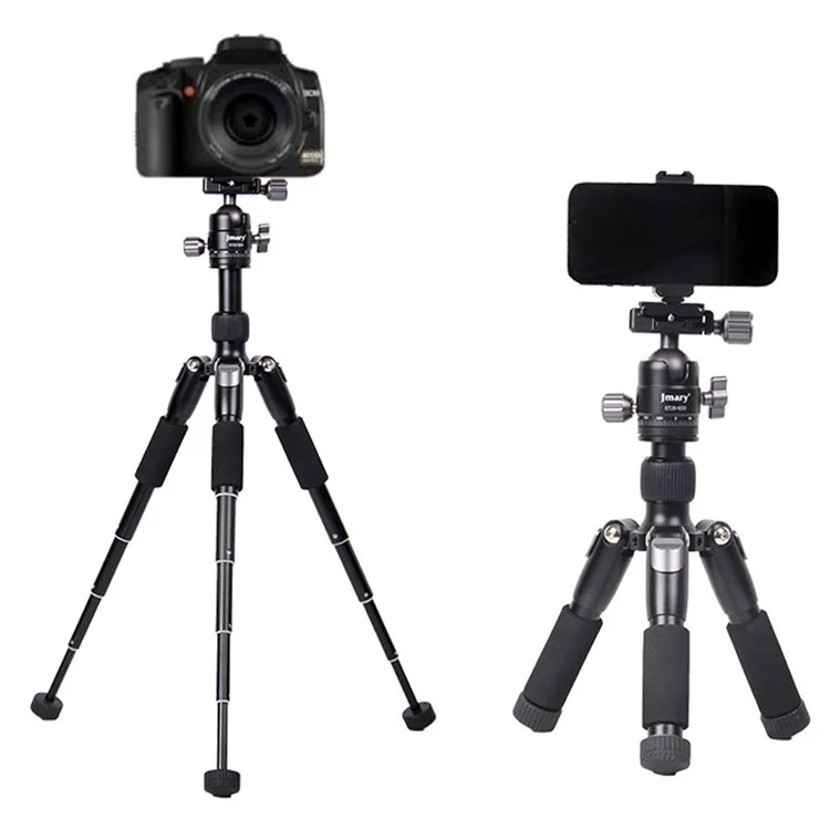 JMARY KT25+H30 Telefone Celular SLR Camera Tripé Leve Portátil Tripé de Mesa Mini para Selfie, Transmissão ao Vivo