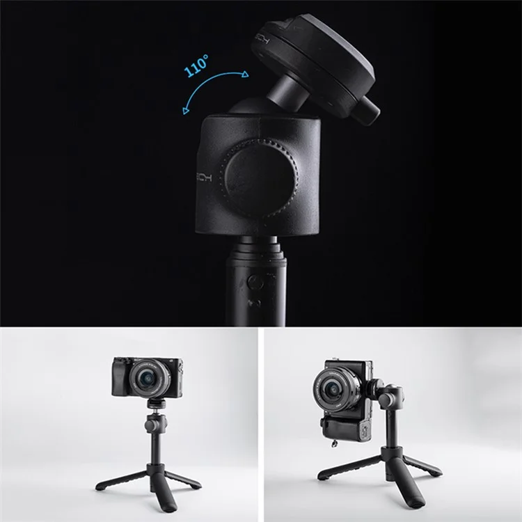 PGYTECH P-GM-218 CapLock Sports Camera Tripod Stand Retractable Selfie Stick Universal Adjustable Ball Head Phone Holder