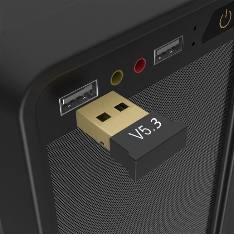 Adattatore Bluetooth 5.3 USB per computer, ricevitore e trasmettitore per laptop, cuffie