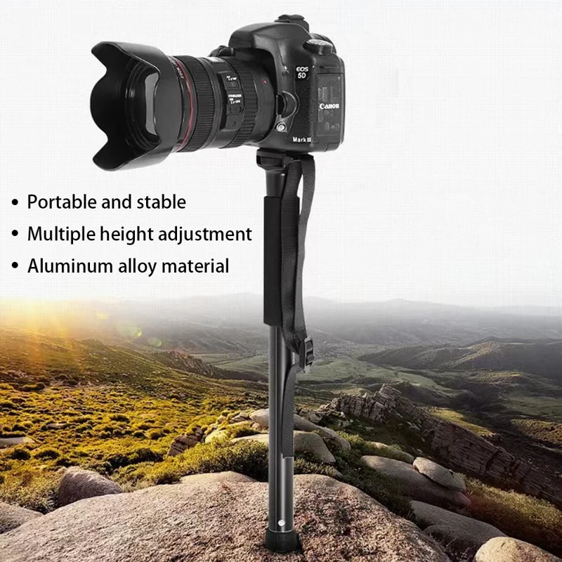 YUNTENG 218 Portable Camera Stand for Digital Cameras, DSLRs Metal Monopods Holder