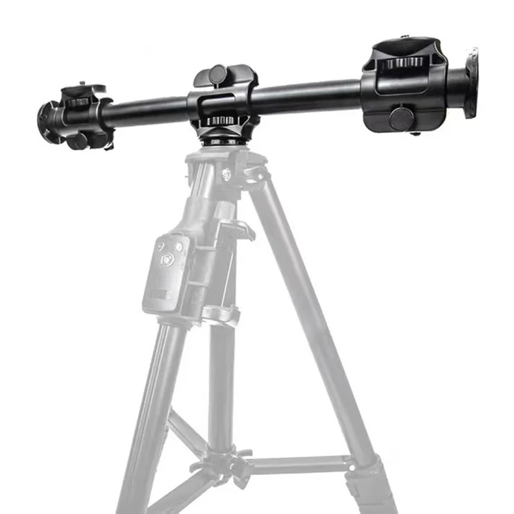 YUNTENG VCT-369 Perche d'extension en alliage d'aluminium horizontale pour stabilisateur de trépied de caméra 