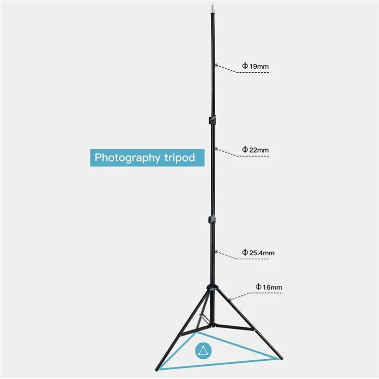 JMARY MT-75 Portable Photography Lightweight Tripod SPCC Steel Telescopic Camera Phone Stand