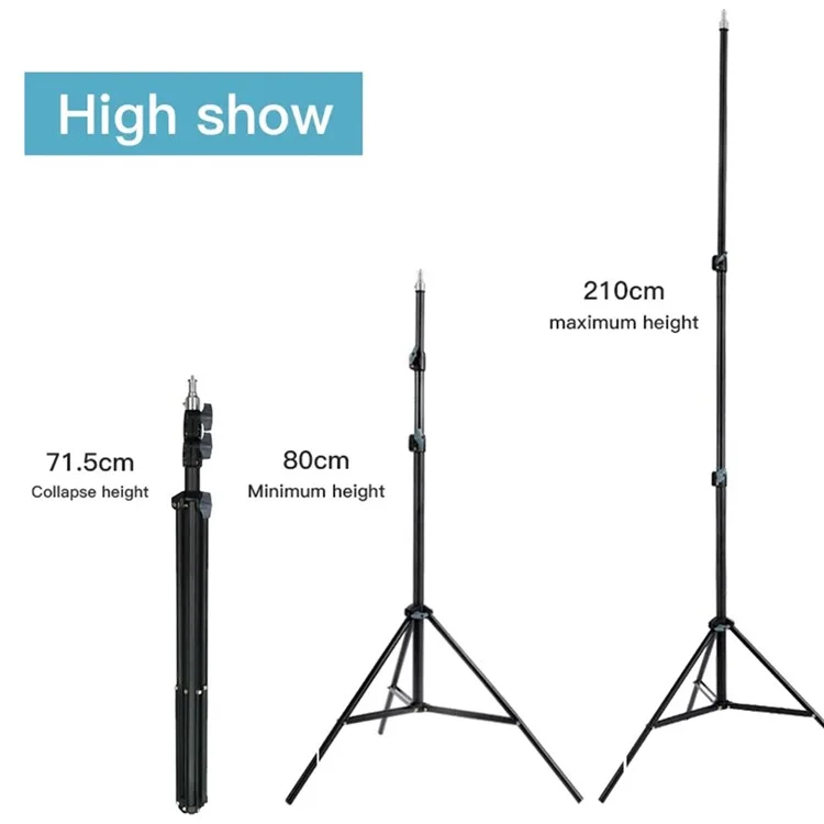 JMARY MT-75 Portable Photography Lightweight Tripod SPCC Steel Telescopic Camera Phone Stand
