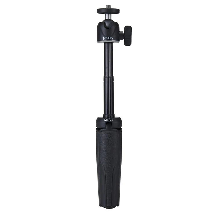 JMARY MT-27 3 Sections Adjustable Portable Live Streaming Desktop Tripod + Phone Holder