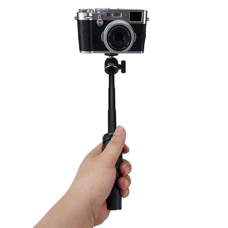 JMARY MT-27 3 Sections Adjustable Portable Live Streaming Desktop Tripod + Phone Holder