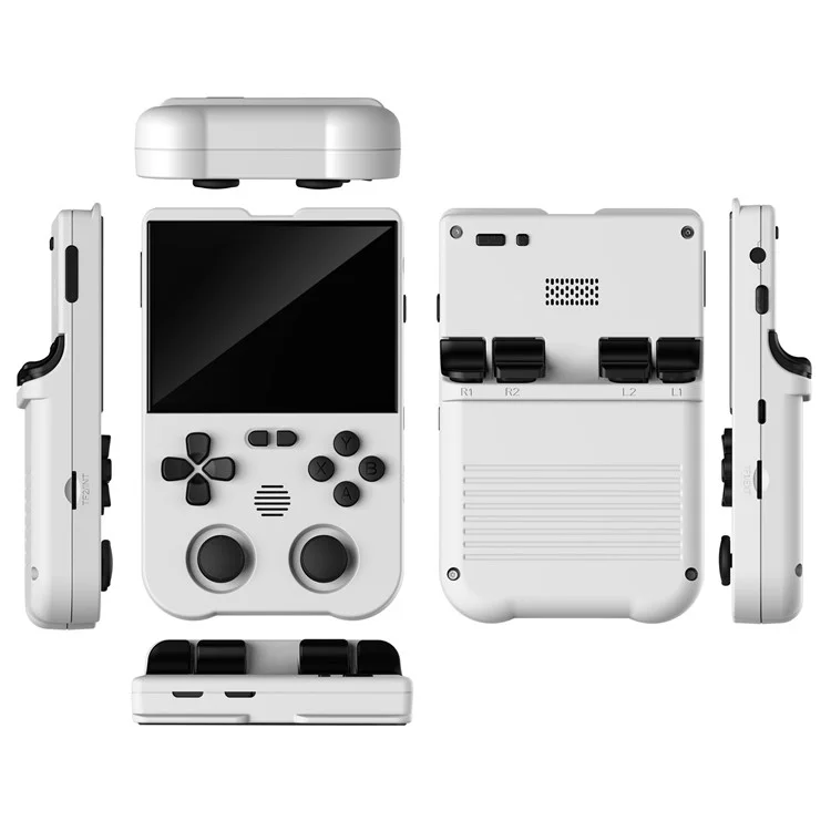 AMPOWN XU10 Dual Joy-Stick Game Machine Retro Handheld Game Console (No TF Card) - White