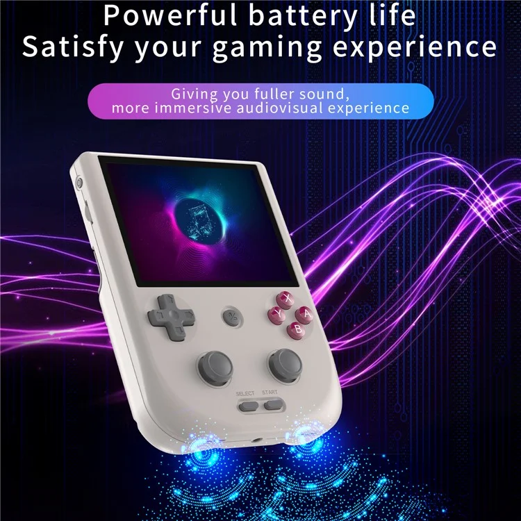 ANBERNIC RG405V 4-inch Screen Android Portable Game Machine Handheld Game Console, with 256G Game Card - Grey