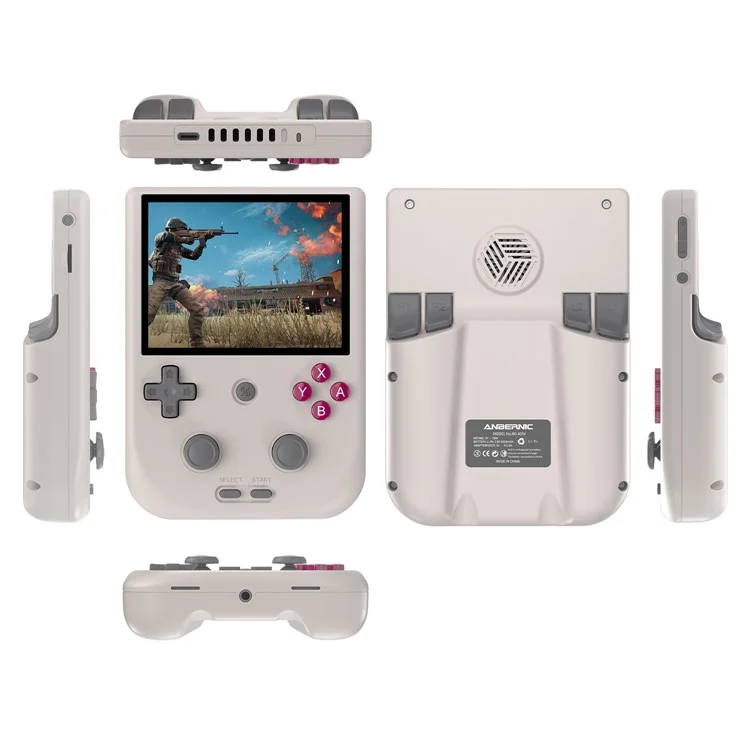 ANBERNIC RG405V 4-inch Screen 4GB+128G Portable Handheld Android Game Console, No Games - Grey