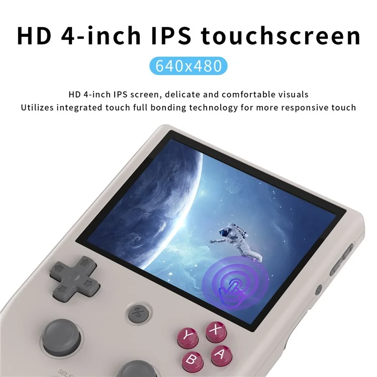 ANBERNIC RG405V 4-inch Screen 4GB+128G Portable Handheld Android Game Console, No Games - Grey