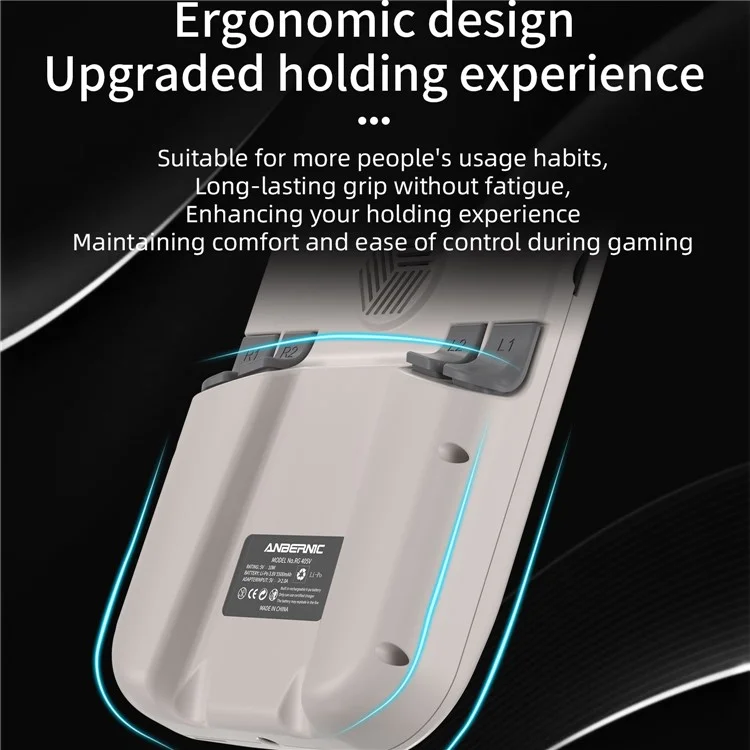 ANBERNIC RG405V 4-inch Screen 4GB+128G Portable Handheld Android Game Console, No Games - Grey