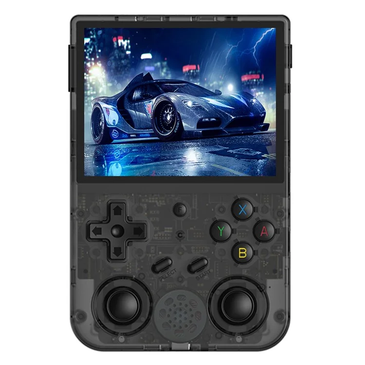 ANBERNIC RG353VS 3.5-inch Screen 32+64G Handheld Game Console, 15000 Games (English Version) - Transparent Black