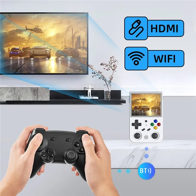 ANBERNIC RG353V Open Source Handheld Retro Game Console with 32G TF Card ( Has No Games ) - White