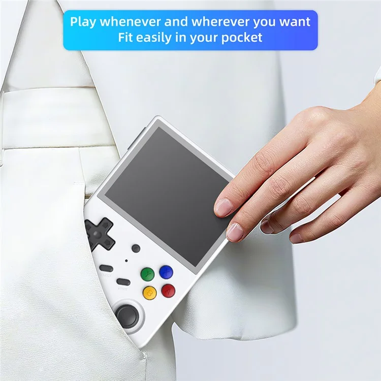 ANBERNIC RG353V Open Source Handheld Retro Game Console with 32G TF Card ( Has No Games ) - White