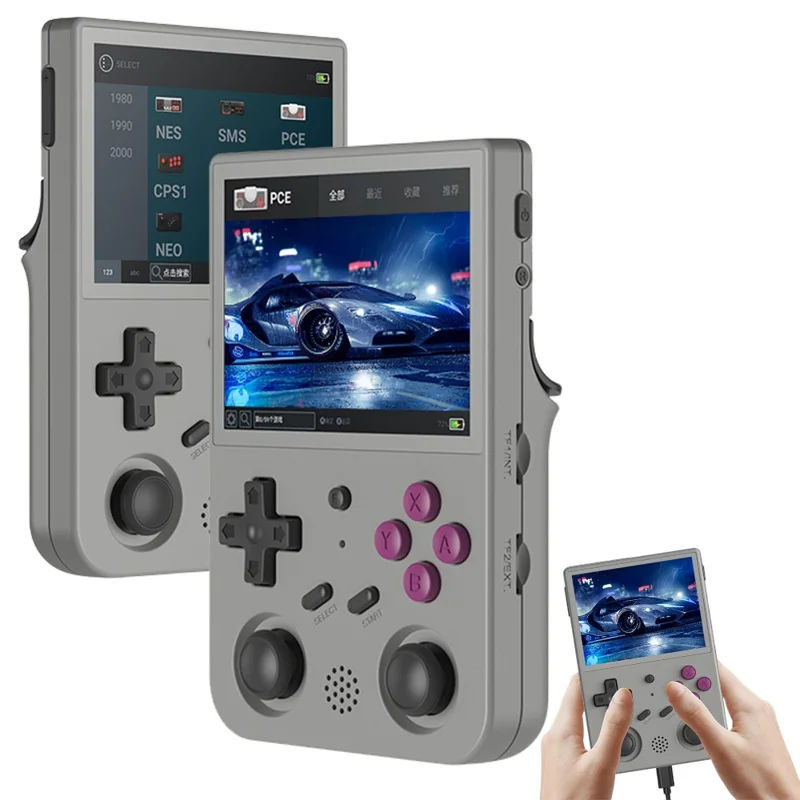 ANBERNIC RG353V Open Source Handheld Retro Game Console with 32G TF Card ( Has No Games ) - Grey