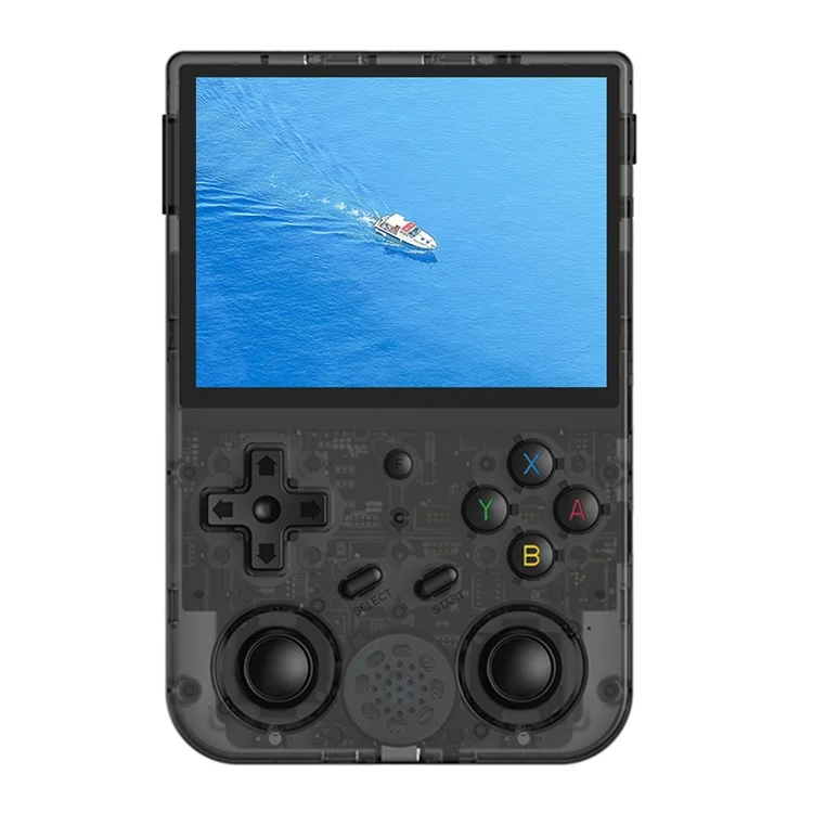 ANBERNIC RG353V Handheld Game Console with 32G+128G TF Card (Built-In 25000 English Games) - Transparent Black