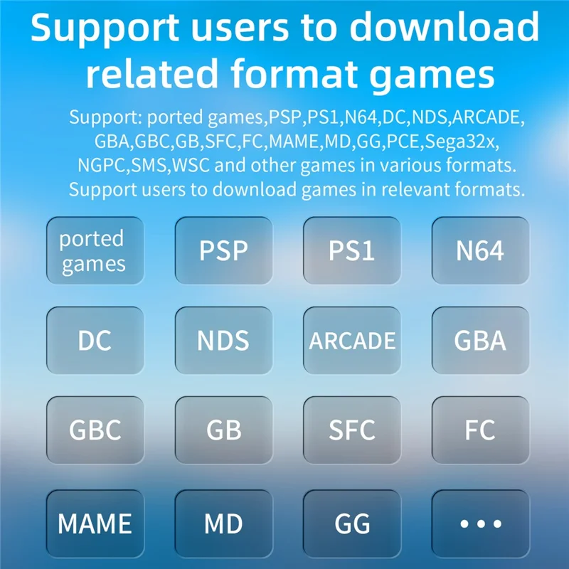 ANBERNIC RG35XXSP 3.5-inch Screen Flip Handheld Gaming Machine Wireless Game Console (English Version), 64G Memory - Grey