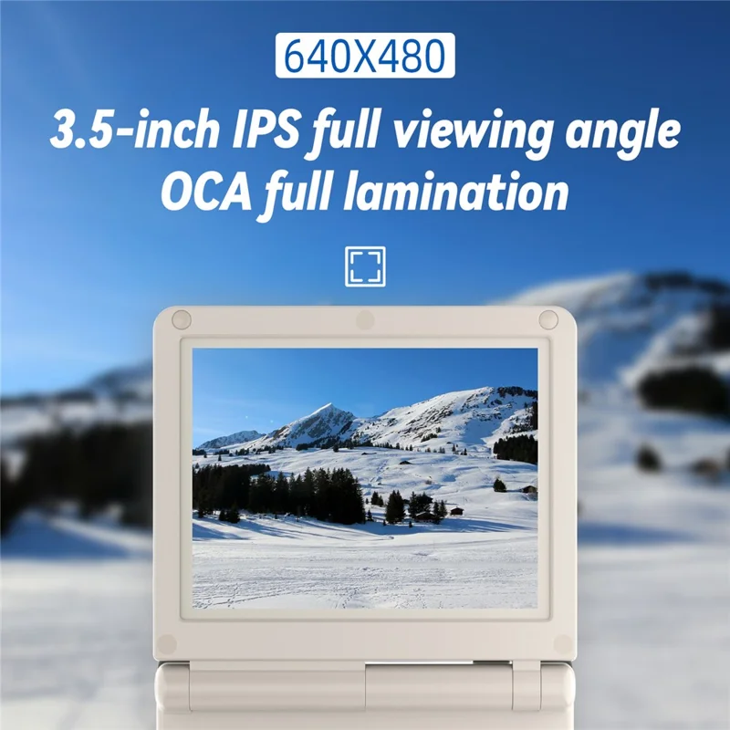 ANBERNIC RG35XXSP 3.5-inch Screen Flip Handheld Gaming Machine Wireless Game Console (English Version), 64G Memory - Grey