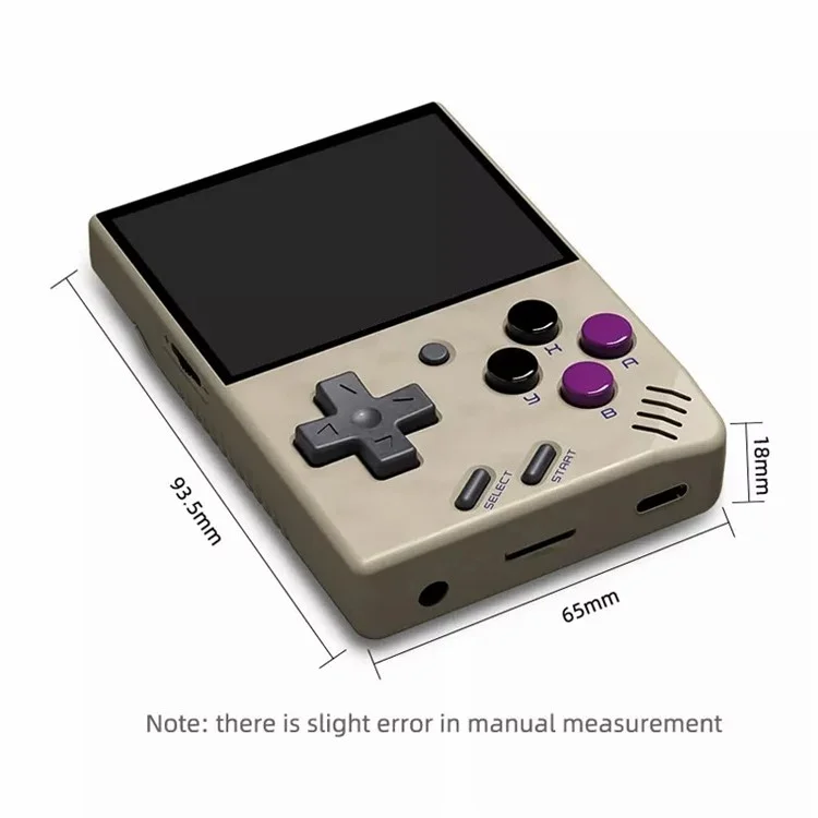 MIYOO Mini V4 V4 da 2,8 Pollici Schermo Vibrazione Sensore Portatale Console Perdiglio Della Consola (no TF Card) - Nero