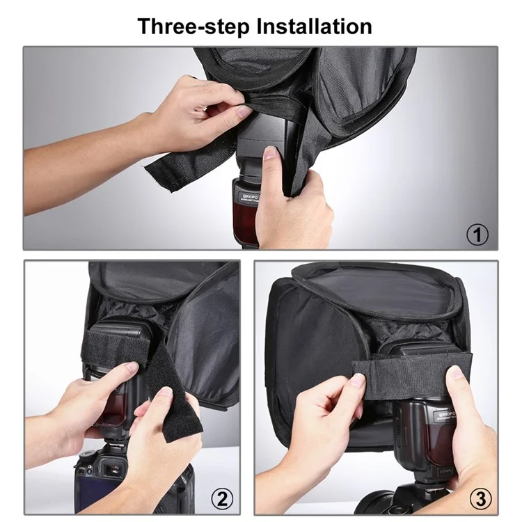 Puluz PU5123 23cmx23cm Photography Softbox DSLR Камера Заполнить Световой Диффузор Складной Диффузор