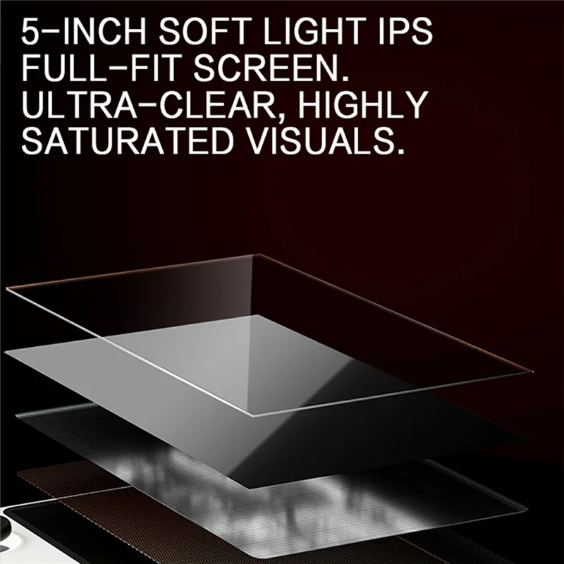 E5 5.0-inch Retro Handheld Game Console Mini Arcade Game Machine Support HD TV Connection with 32G Memory Card - Red