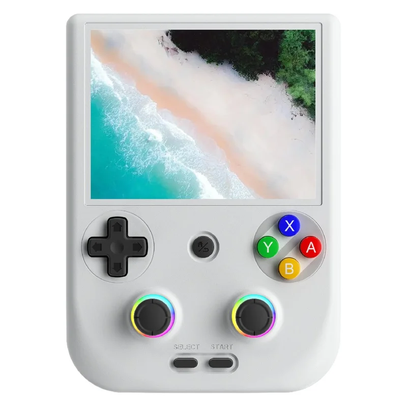 ANBERNIC RG406V Retro Handheld Game Console 4 inch 960*720P IPS Touch Screen 128G Android 13 Game Console - Grey