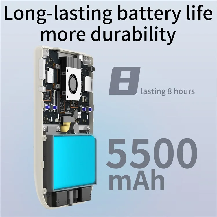 ANBERNIC RG406V Handheld Game Console 4 inch 960*720P IPS Touch Screen Android 13 Game Console with 128G + 256G Card - White