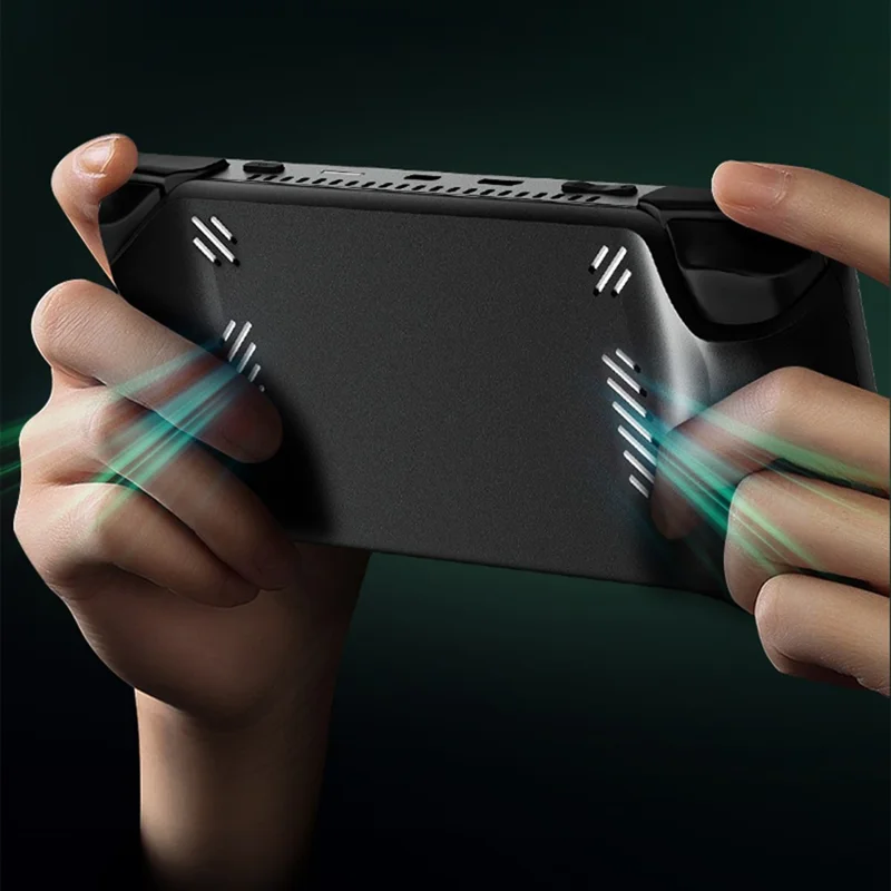 E6 5-Zoll-Tragbare Handheld-Videospielkonsole Android-System E-Sport-Spielemaschine (ohne Karte und Spiele) - Grün