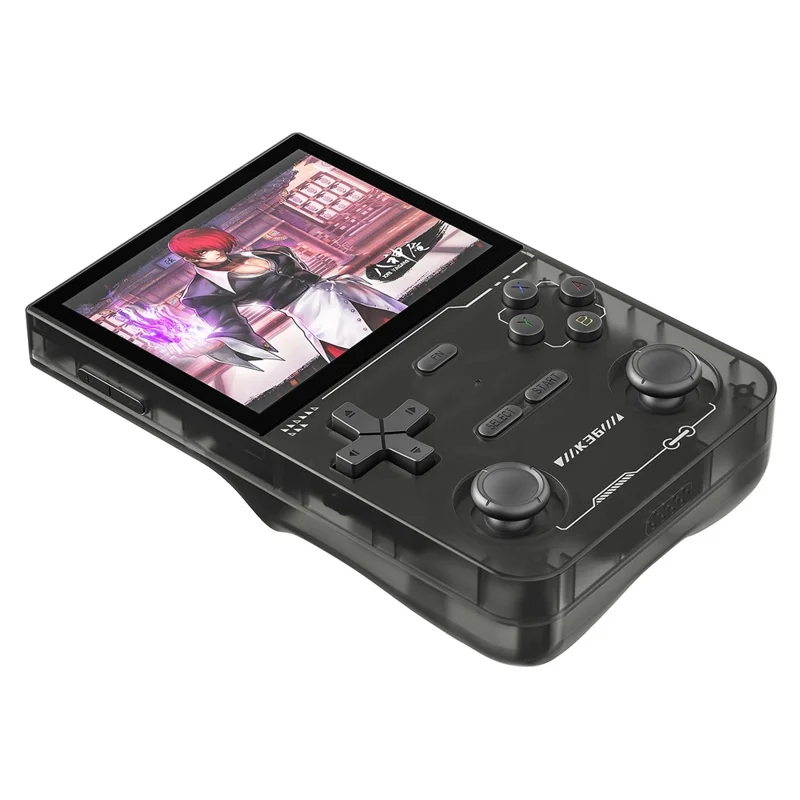 K36 Open Source Handheld Linux Gaming Console Retro Arcade Nostalgic Game Machine (No Memory Card) - Black