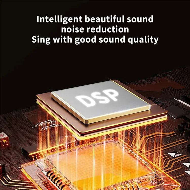 k39 Singing Handheld Microphone Speaker Wireless Bluetooth-compatible Children Karaoke Mic - White